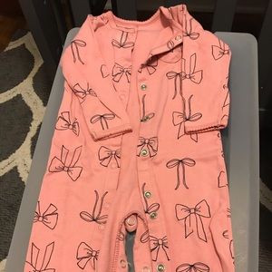 Pink onesie or gown 6 months